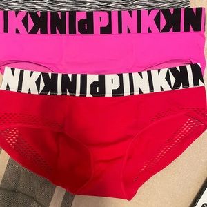 Pink Boyshort underwear .